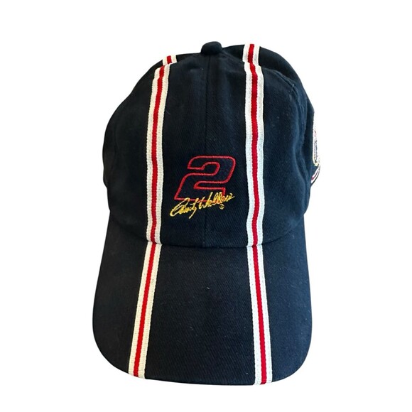 Unbranded Other - VTG Rusty Wallace #2 Miller Lite Racing Hat Cap Chase Wear USA Strapback NASCAR
